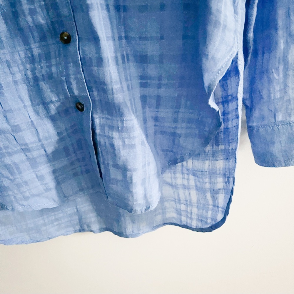 Anthropologie Pilcro And The Letterpress Textured Linen Button Down - Picture 6 of 12